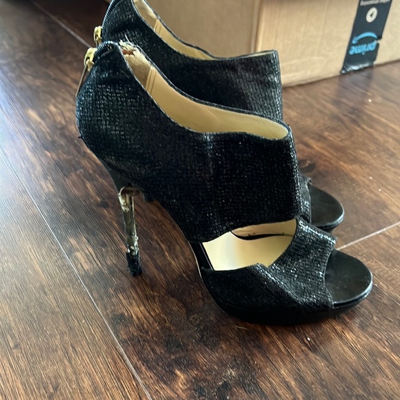Jimmy Choo Private open toe booties (needs repair) - Picture 1 of 5